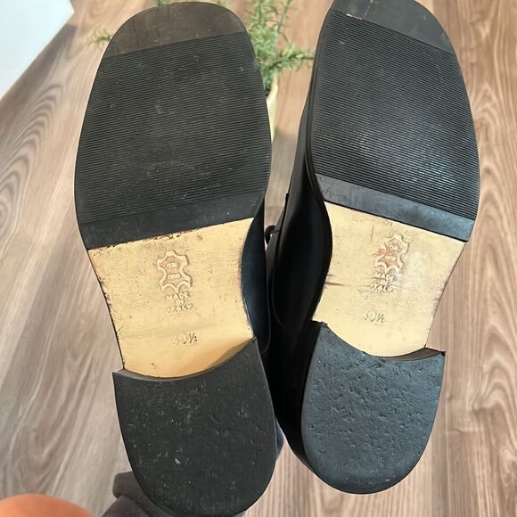 NEAR PERFECT AVITTO HANDMADE ITALIAN MENS BLACK DRESS BOOTS SIZE 43.5 (10.5) - Picture 7 of 9